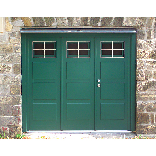 Dreiflügeliges Garagentor